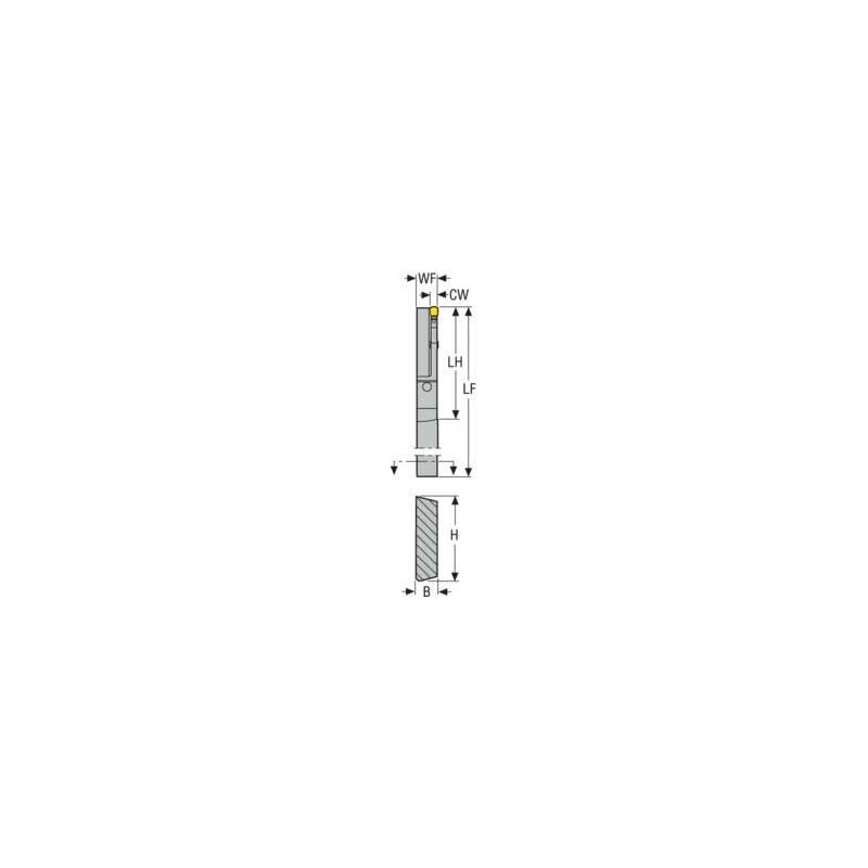 CFXL26ITX-1603LRBJET Držák pro soustružení, Jetstream Tooling  • Vtools.cz