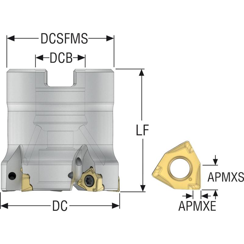 R220.96-0040-04-5A Fréza (těleso) Square 6 pro rohové frézování • Vtools.cz