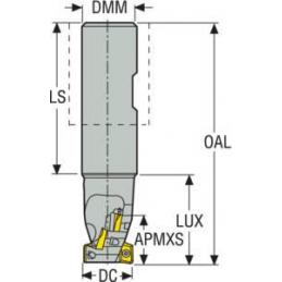 R217.69-01.00-3-01.65-10-2A Fréza (těleso) Turbo pro rohové frézování  • Vtools.cz