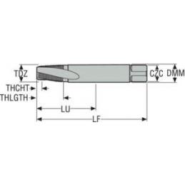MTH-1/2-14NPT-XC-V048 Závitník s lamačem třísek/šroubovicí • Vtools.cz