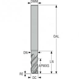 JS553060E2R050.0Z3-SIRA Fréza monolitní karbidová Jabro-Solid2  • Vtools.cz