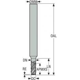 JS554040G2R020.0Z4-SIRA Fréza monolitní karbidová Jabro-Solid2  • Vtools.cz