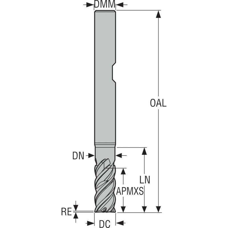 JS554120E2R250.3Z4-SIRA Fréza monolitní karbidová Jabro-Solid2  • Vtools.cz