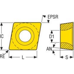 CCMT060204W-MF2 CP500 Destičky (VBD) pro soustružení ISO-S • Vtools.cz