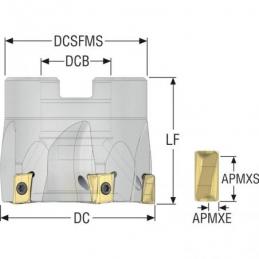 R220.94-02.00-08-5A Fréza (těleso) Square T4 pro rohové frézování • Vtools.cz