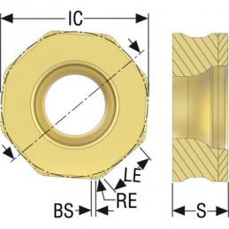 ONEW050410ANSN-02020-LF CBN200 Destičky (VBD) pro frézování CBN pájené • Vtools.cz