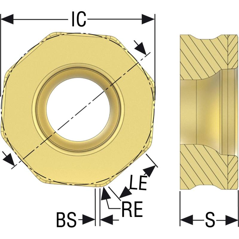 ONEW050410ANSN-02020-LF CBN200 Destičky (VBD) pro frézování CBN pájené • Vtools.cz