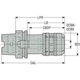 HSK125A-UMC4.92-2000 EPB upínač Monobloc, HSK  • Vtools.cz
