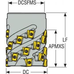 R220.94-00050-057-08.5A Fréza (těleso) Square T4 pro rohové frézování • Vtools.cz