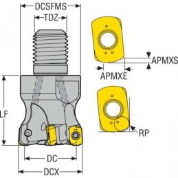 R217.21-1632.RE-LO06.4A Fréza (těleso) kopírovací • Vtools.cz