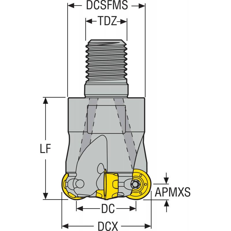 R217.29I-2040.RE06.4A Fréza (těleso) kopírovací • Vtools.cz