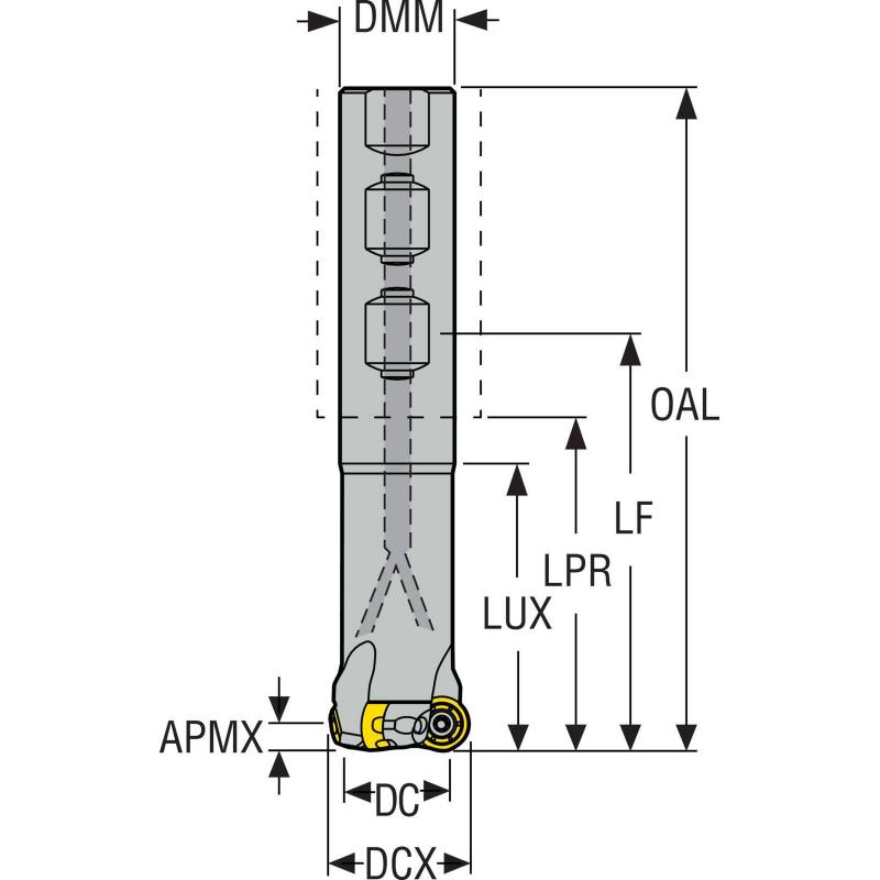 R217.29I-01.00-3F-06.2A Fréza (těleso) kopírovací • Vtools.cz