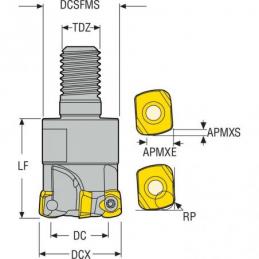 R217.21-0812.RE-LP05.2A Fréza (těleso) kopírovací • Vtools.cz