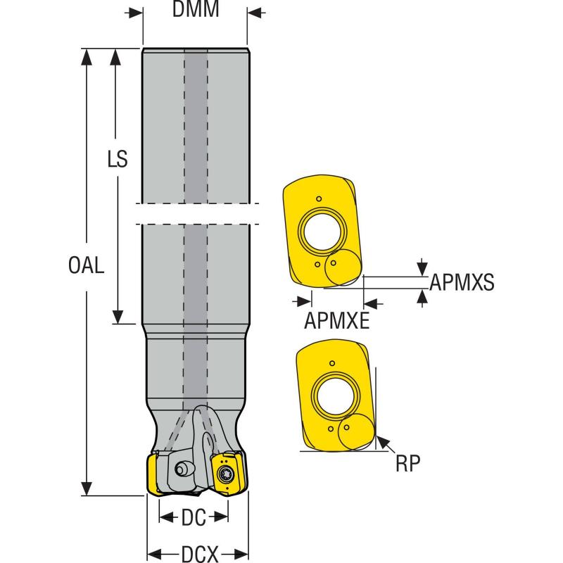 R217.21-1820.0-LO06.2A Fréza (těleso) kopírovací • Vtools.cz