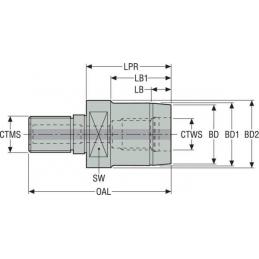 BS02058201645 Fréza (těleso) kopírovací • Vtools.cz