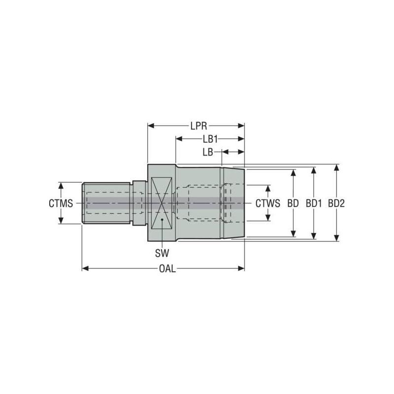 BS02058201645 Fréza (těleso) kopírovací • Vtools.cz