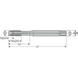 MTP-M4X0.70ISO6HX-TB-P003-A Závitník s lamačem třísek/šroubovicí • Vtools.cz