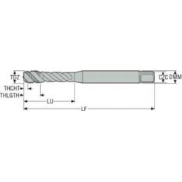 MTH-M3X0.50ISO6H-BC-M003 Závitník s lamačem třísek/šroubovicí • Vtools.cz