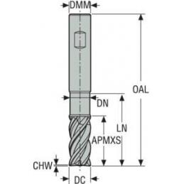 JS554100E2C.3Z4-SIRA Fréza monolitní karbidová Jabro-Solid2  • Vtools.cz