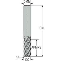 JS720100D2R050.0Z6C-HXT Fréza monolitní karbidová Jabro-Solid2  • Vtools.cz