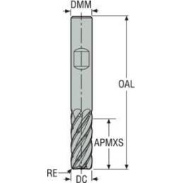 JS720200D3R050.3Z6C-HXT Fréza monolitní karbidová Jabro-Solid2  • Vtools.cz