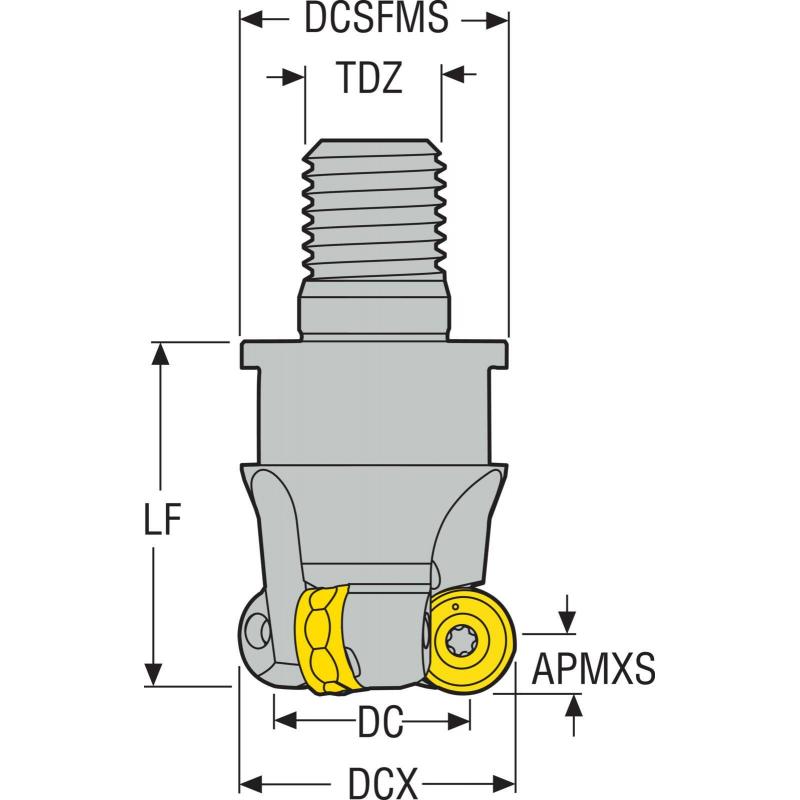R217.28-1632.RE-06.3A Fréza (těleso) kopírovací • Vtools.cz