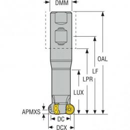 R217.28-01.25-3-06-3A Fréza (těleso) kopírovací • Vtools.cz