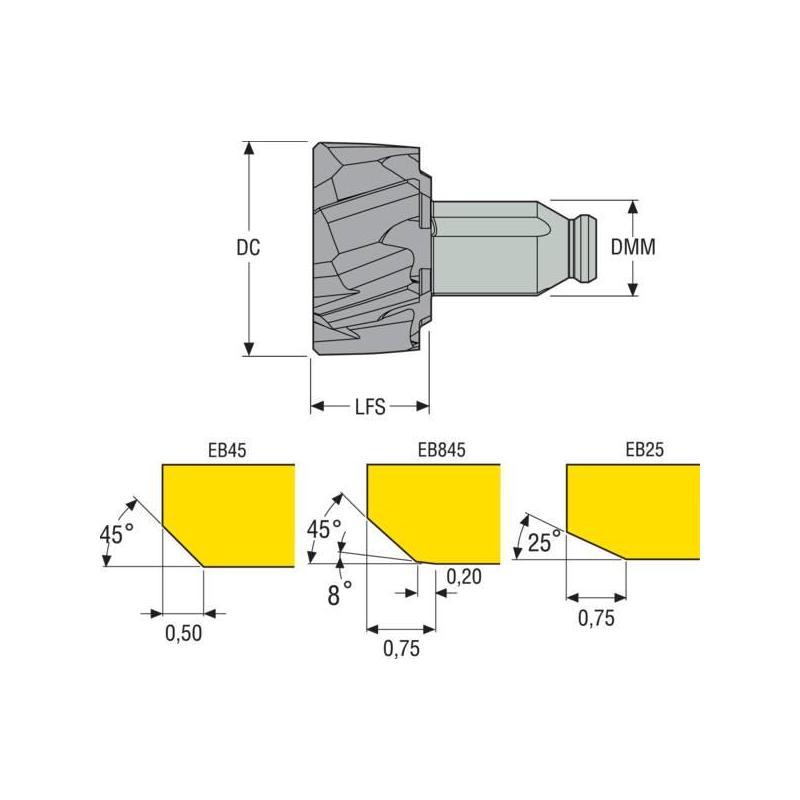 PMX6-9H7-EB45 RX2000 Hlavičky pro výstružníky Precimaster  • Vtools.cz