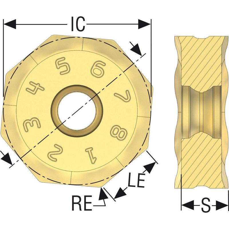ONMU090510ANTN-M12 MK2050 Destičky (VBD) pro čelní frézy Octomill   • Vtools.cz