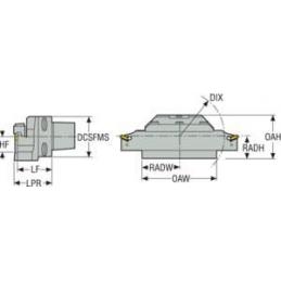 C5-150.10-040-20JETI Držák pro soustružení, Jetstream Tooling  • Vtools.cz