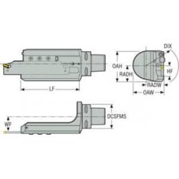 C6-L150.10-160-25JETI Držák pro soustružení, Jetstream Tooling  • Vtools.cz