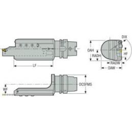 E9364-R150.10-175-25JETI Držák pro soustružení, Jetstream Tooling  • Vtools.cz