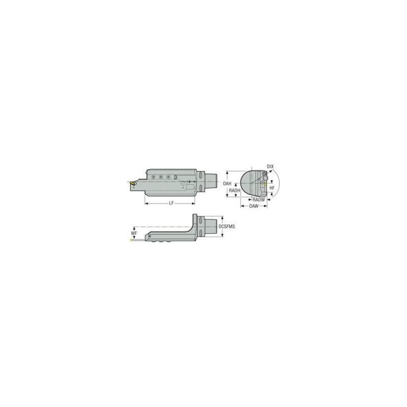 C8-L150.10-160-25JETI Držák pro soustružení, Jetstream Tooling  • Vtools.cz