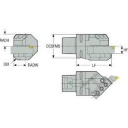 C6-ASHR45-114-25JETI Držák pro soustružení, Jetstream Tooling  • Vtools.cz