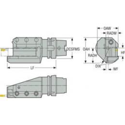 E9364-ASHR-132-25JETI Držák pro soustružení, Jetstream Tooling  • Vtools.cz