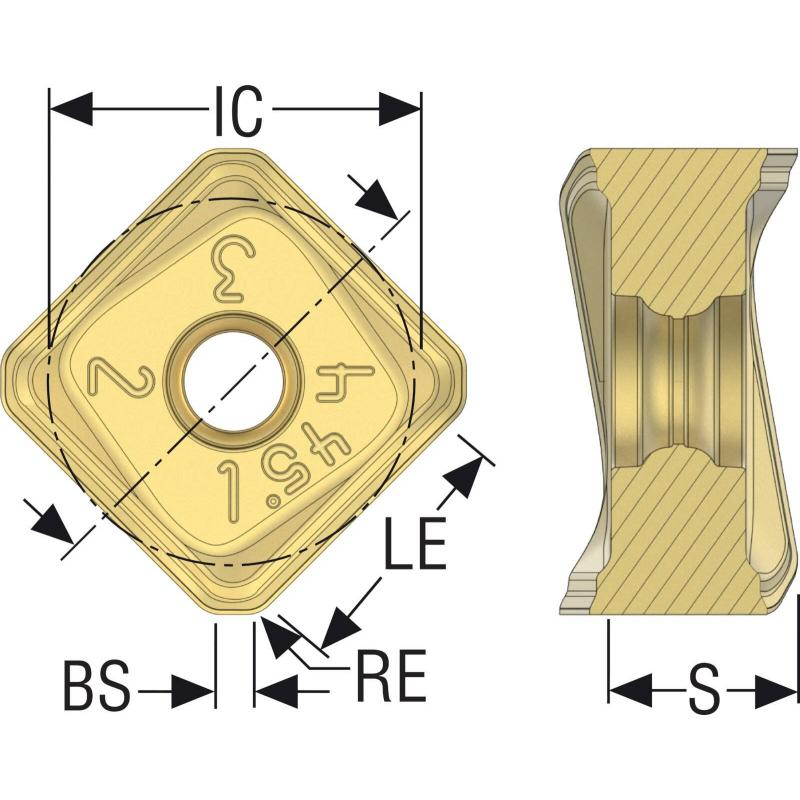 SNMX2209ANTR-M18 MK2050 Destičky (VBD) pro čelní frézy Quattromill   • Vtools.cz