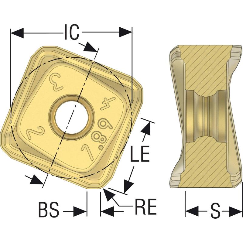 SNMX2209ZNTR-M18 MK1500 Destičky (VBD) pro čelní frézy Quattromill   • Vtools.cz