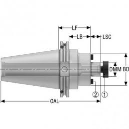 CAT40ADB-SM0.750-1.750-L1 EPB upínač Monobloc, SA  • Vtools.cz
