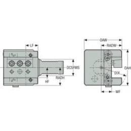 ASHN-VDI30-20-JETI Držák pro soustružení, Jetstream Tooling  • Vtools.cz