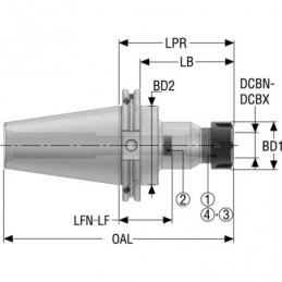 CAT40ADB-ER32-3.000 EPB upínač Monobloc, SA  • Vtools.cz