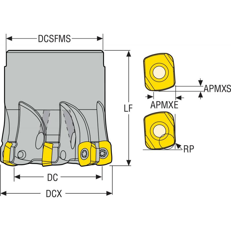 R220.21-0050-LP09.7A Fréza (těleso) kopírovací • Vtools.cz