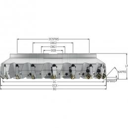 R220.54-812.50-14-16CA Fréza (těleso) Quattromill pro čelní frézování  • Vtools.cz