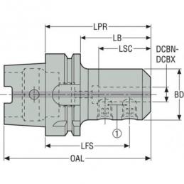 HSKA125-EM25-100 EPB upínač Monobloc, HSK  • Vtools.cz