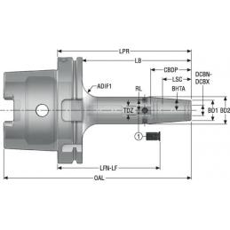 HSKA125-SFD12-200 Monolitní upínač Shrinkfit ( tepelné upínání ) • Vtools.cz