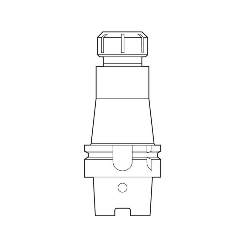 HSKA125-ER32-200-VF6 EPB upínač Monobloc, HSK  • Vtools.cz