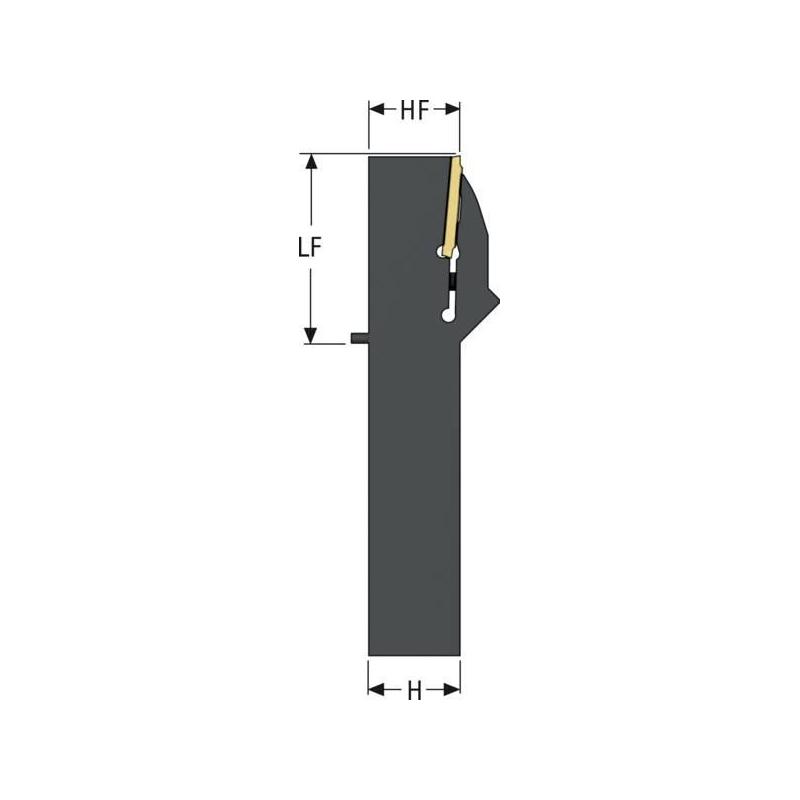 CFZR2525X2802JETI Držák pro soustružení, Jetstream Tooling  • Vtools.cz
