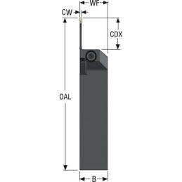 CFZR2525X2802JETI Držák pro soustružení, Jetstream Tooling  • Vtools.cz