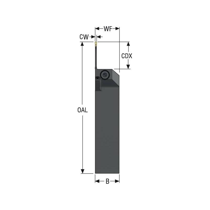CFZR2525X2802JETI Držák pro soustružení, Jetstream Tooling  • Vtools.cz