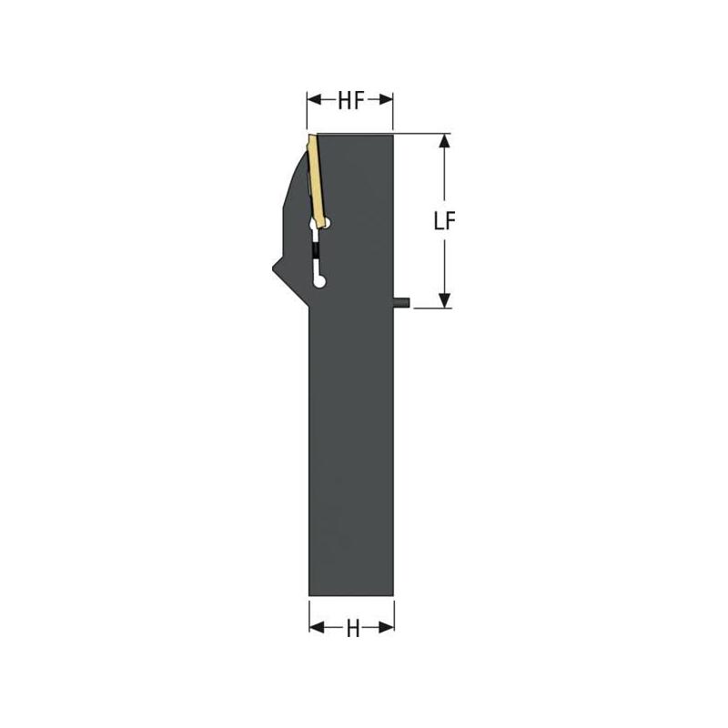 CFZL2525X2802JETI Držák pro soustružení, Jetstream Tooling  • Vtools.cz