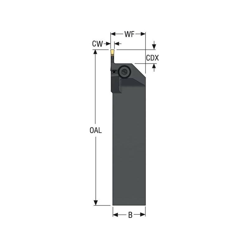 CFIL2525X08JETI Držák pro soustružení, Jetstream Tooling  • Vtools.cz